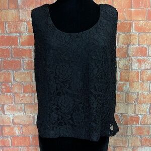 Norton McNaughton Semi Sheer‎ Lace Top
